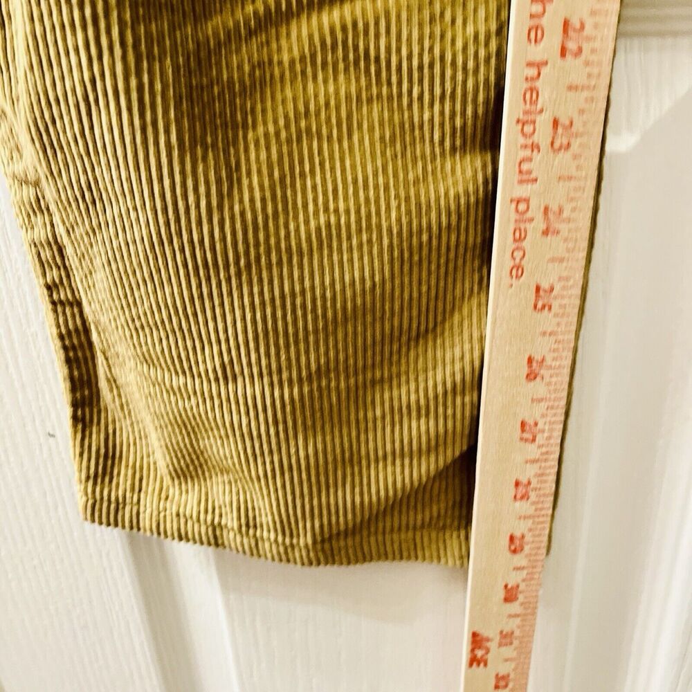 Levis Low Pro Thick Corduroy Pants Women 27 X 30 Golden Brown Relaxed Straight - Picture 7 of 9